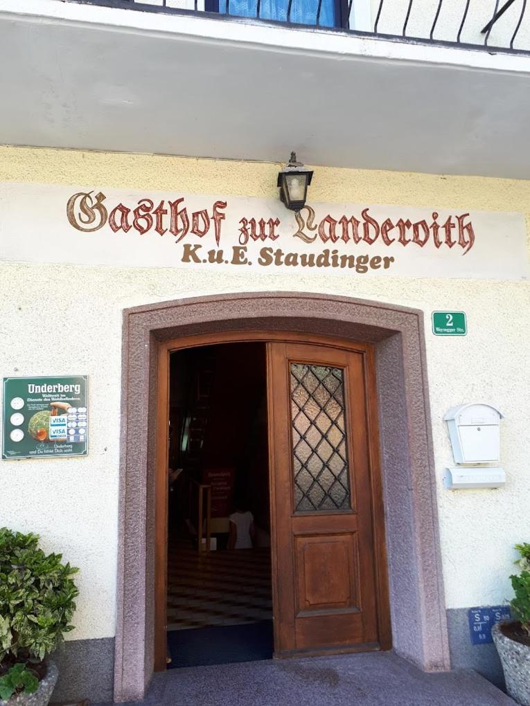 Gasthof Mit Seeterasse & Appartements Zur Landeroith Weyregg Εξωτερικό φωτογραφία